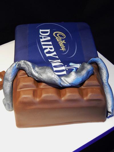 Cadbury's Chocolate Bar 18th cake - Cake by Elizabeth Miles Cake Design