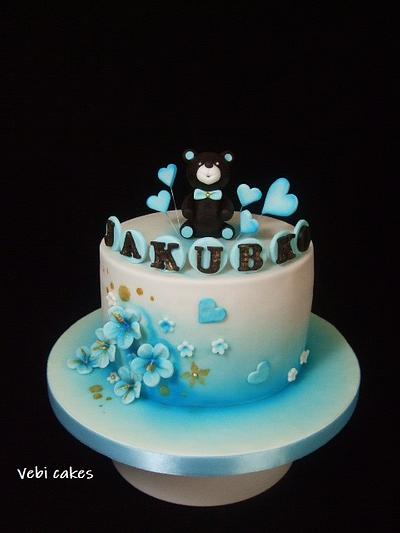 Bear with hearts - Cake by Vebi cakes