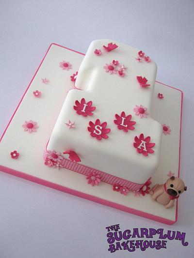 Pretty 1st Birthday Cake - Cake by Sam Harrison