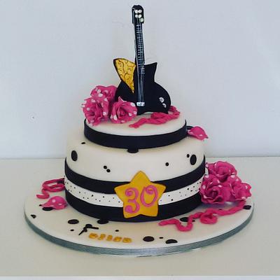 Guitar cake - Cake by Sabrina Adamo 