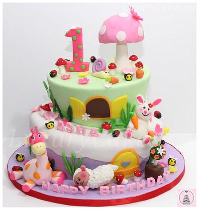 1st Birthday cake - Cake by Sobi Thiru
