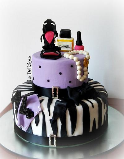 Fashion zebra cake  - Cake by LeDeliziose