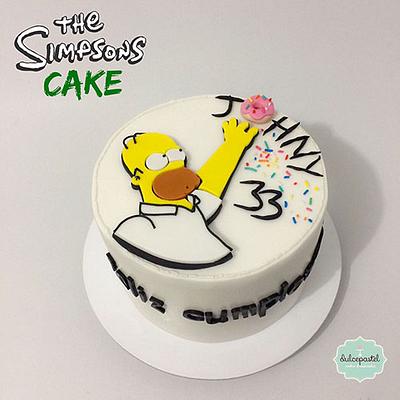 Torta Los Simpsons Medellín - Cake by Dulcepastel.com