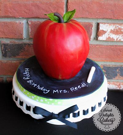 An Apple For The Teacher! - Cake by Sweet Delights Cakery