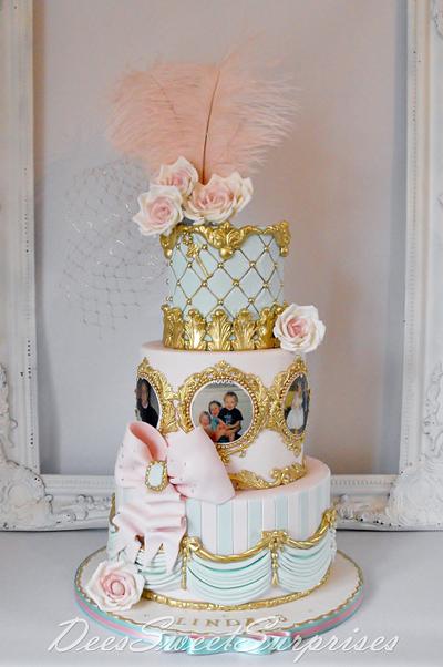 Antoinette inspired 16th birthday cake - Cake by Dee