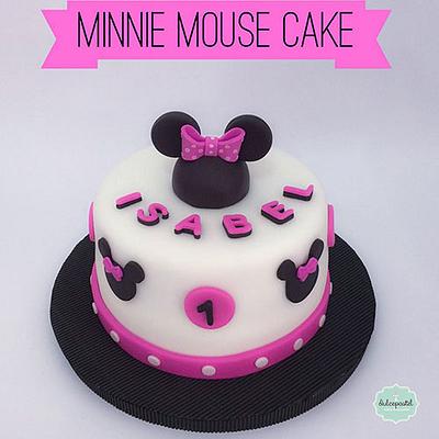 Torta Minnie Mouse - Cake by Dulcepastel.com