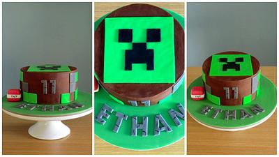 Minecraft cake - Cake by Aurelia's Cake