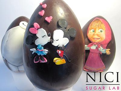 Easter Eggs Painted - Cake by Nici Sugar Lab