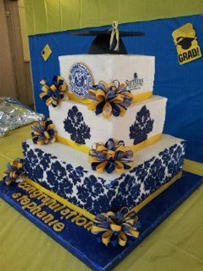 Stephaine Graduation - Cake by Kathleen