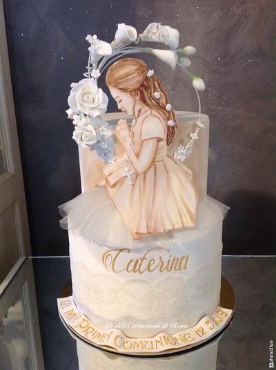 The first Communion of Caterina - Cake by Le dolci creazioni di Rena