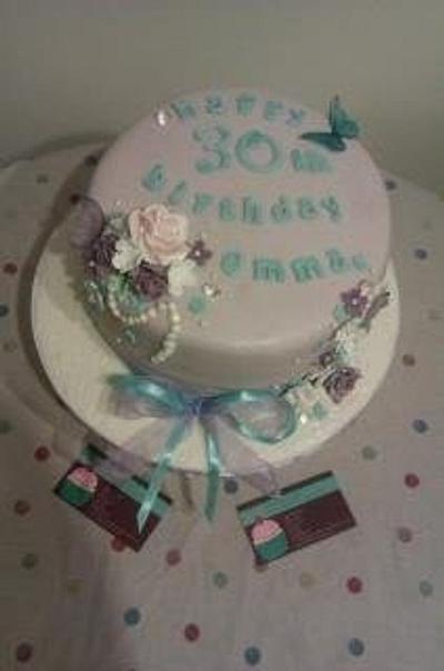 Lilac birthday cake - Cake by Jenna