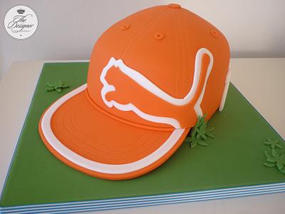 PUMA golf cap cake - Cake by Isabelle Bambridge
