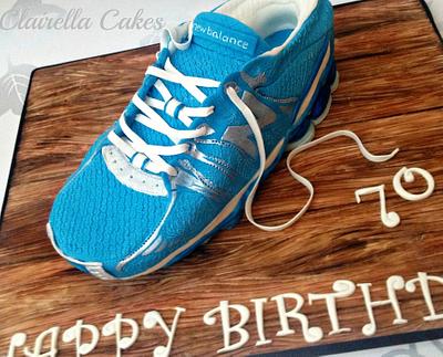 The Running Shoe  - Cake by Clairella Cakes 