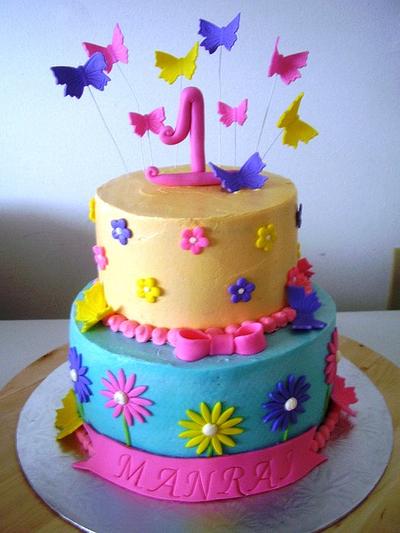 1st birthday cake - Cake by Marygrace