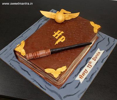 Harry Potter book cake - Cake by Sweet Mantra Homemade Customized Cakes Pune