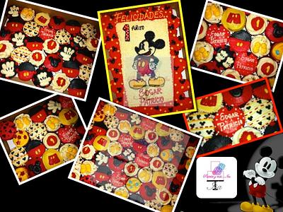 MICKEY MOUSE CUPCAKES - Cake by Pastelesymás Isa