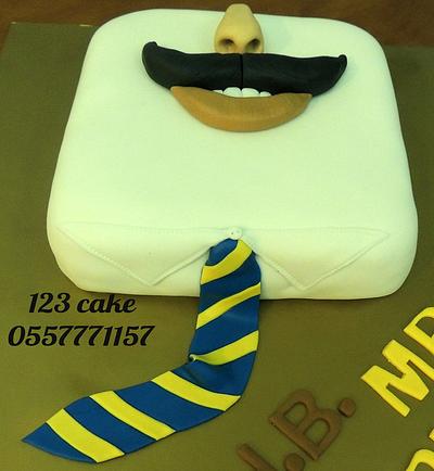 Mustache cake  - Cake by Hiyam Smady