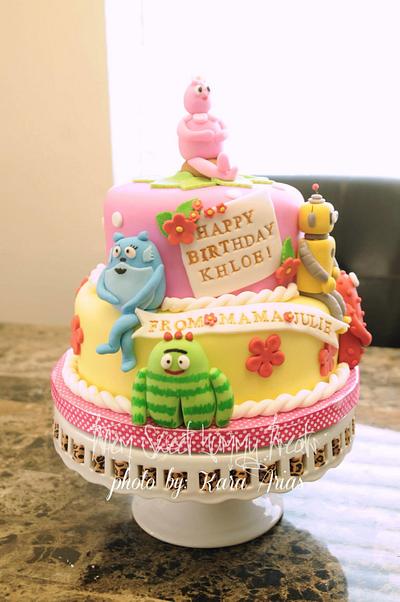 Yo Gabba Gabba Cake - Cake by Kara's Custom Design Cakes