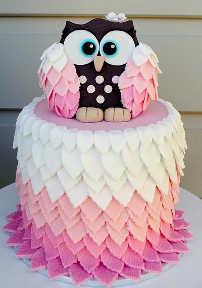 Owl cake - Cake by Amelia's Cakes