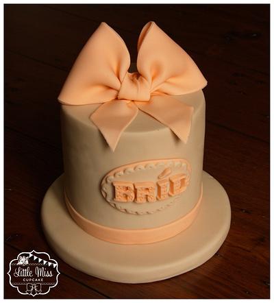 Peach Perfection - Cake by Little Miss Cupcake