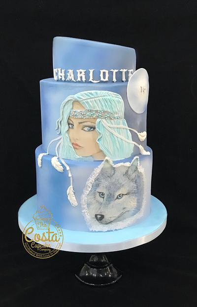 Spirit guide cake  - Cake by Costa Cupcake Company