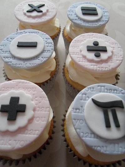 Mathematics Cupcakes. - Cake by Dulcie Blue Bakery ~ Chris