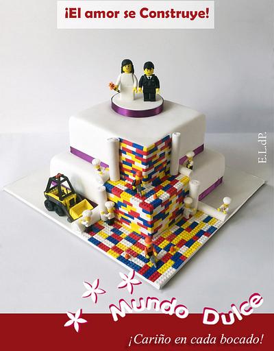 love is built - Cake by Elizabeth Lanas