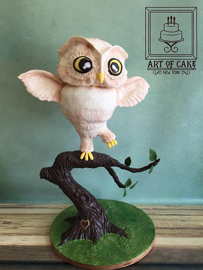 3D Owl  - Cake by Akademia Tortu - Magda Kubiś