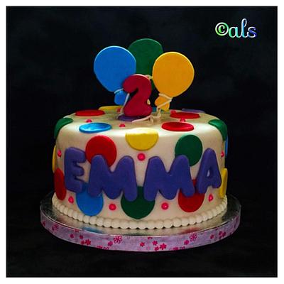 Balloon cake - Cake by ALotofSugar