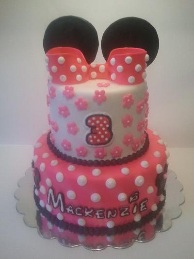 Minnie Mouse Birthday Cake - Cake by Mimi's Sweet Shoppe Amanda Burgess