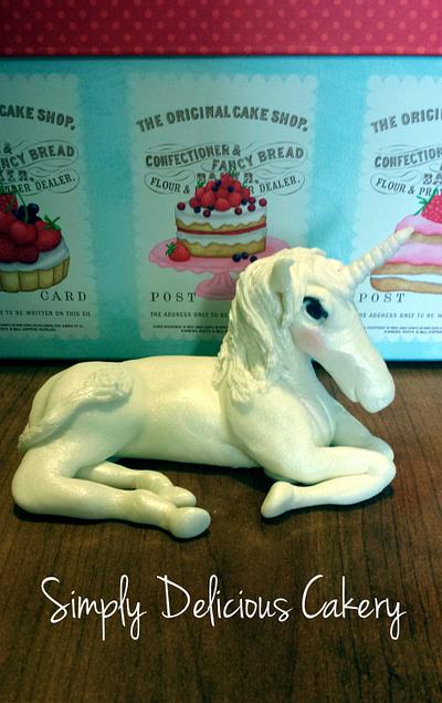 Sugar the Unicorn  - Cake by Simply Delicious Cakery