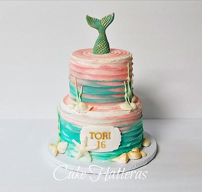 Tori's Mermaid Cake - Cake by Donna Tokazowski- Cake Hatteras, Martinsburg WV