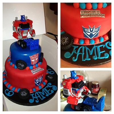 Transformers cake - Cake by susan joyce