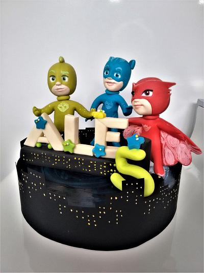 PJ masks cake - Cake by Clara