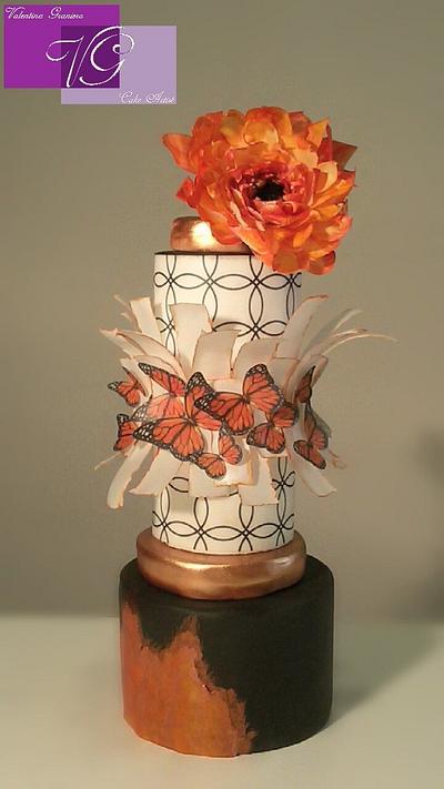 Monarch Butterfly  - Cake by Valentina Graniero 