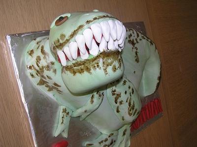 T-Rex cake  - Cake by Barbora Cakes