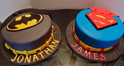 "Crime Fighting Duo" - Cake by Lisa