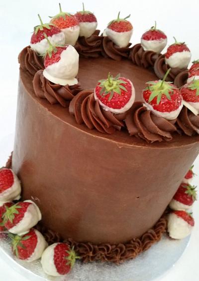 Chocolate and strawberries  - Cake by Shereen