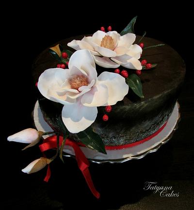 Magnolia cake - Cake by Tatyana Cakes