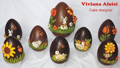 Uova di Pasqua decorate - Cake by Viviana Aloisi