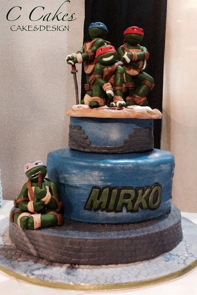  cake ninja turtles - Cake by cettina Marrone