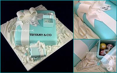 Tiffany Box Cake - Cake by Kays Cakes