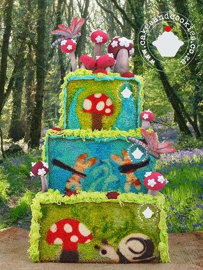 "Dragonflies In The Forest" - Cake by Terry