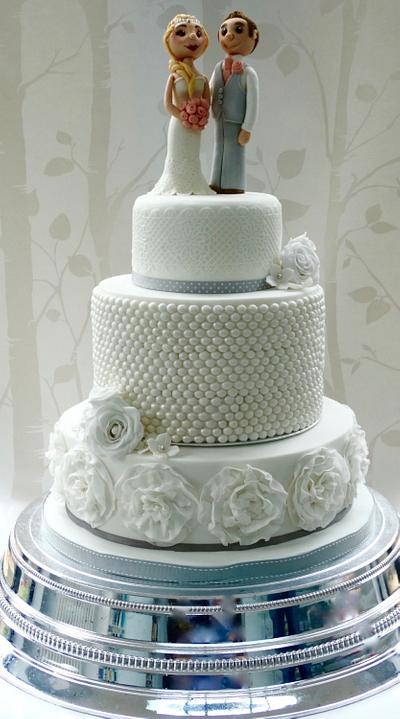 My first wedding cake - Cake by Jane Keith 