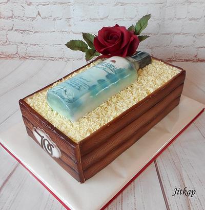 Bottle finlandia cake - Cake by Jitkap