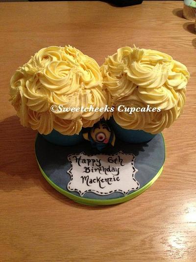 baby giant cupcakes - Cake by Amy Archibald