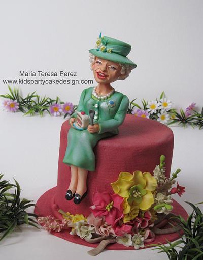 The queen in the hat! - Cake by Maria  Teresa Perez