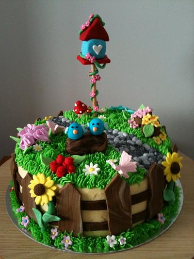 Garden Cake - Cake by angiejay
