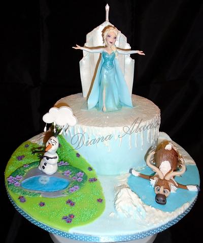 Frozen - Cake by  Diana Aluaş