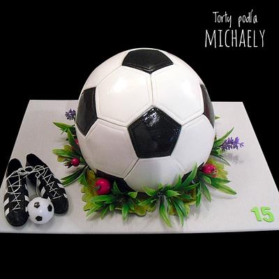 Football cake - Cake by Michaela Hybska